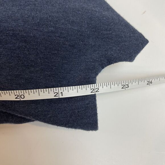 Soft Surroundings Pullover Blue Shawl Collar Lagenlook Size S Oversized Pockets - Picture 7 of 9